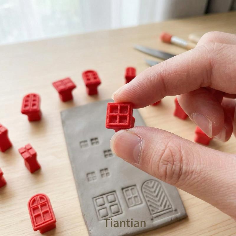 Wax Seal Stamp Kit - 25pcs Plastic Clay Stamp & Molding