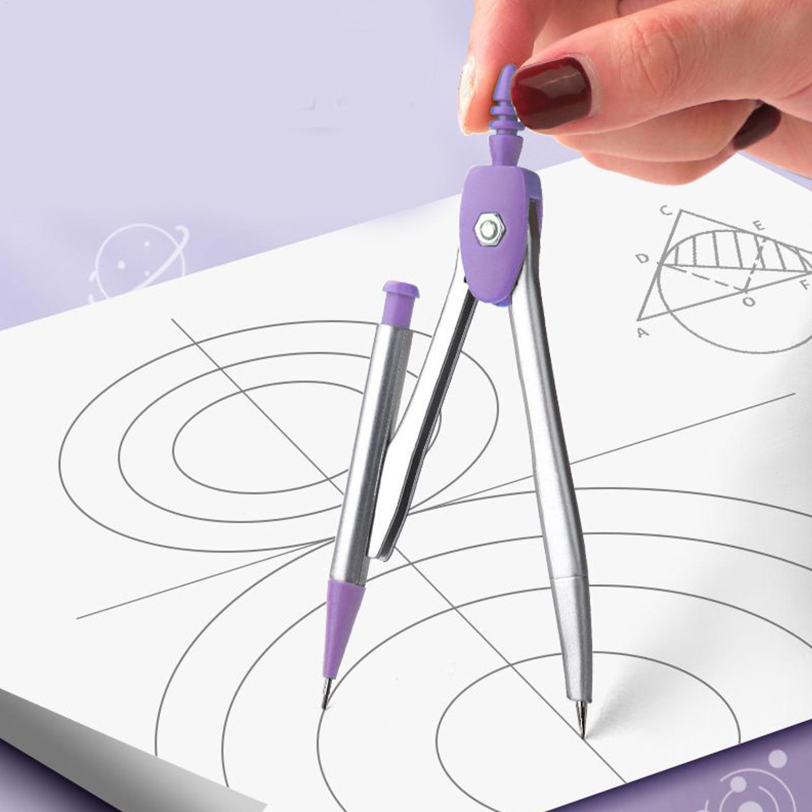 Compass Geometry Set - Geometry Set For Students School Protractor