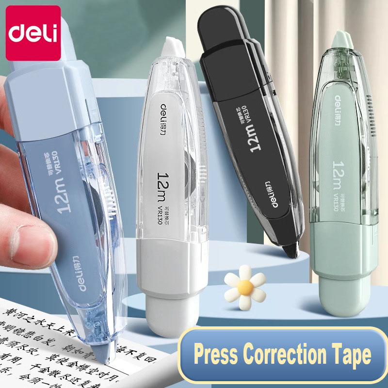 Correction Tape Roller - Press Correction Tape Set 5mm*12m Large