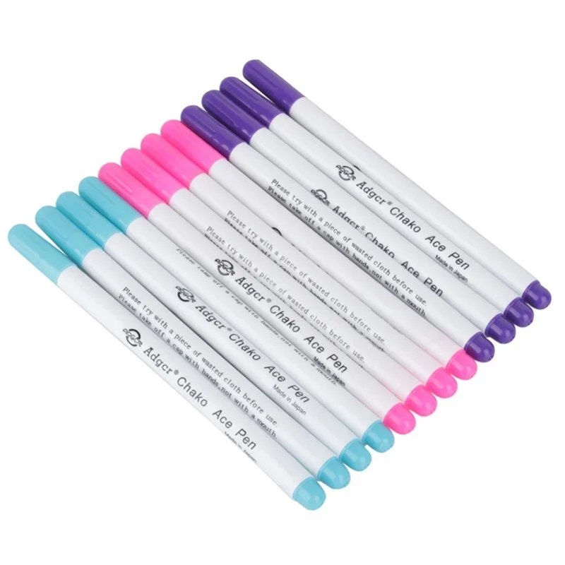 Copic Marker Sketch - Water Soluble Disappearing Pen Stitch Marker