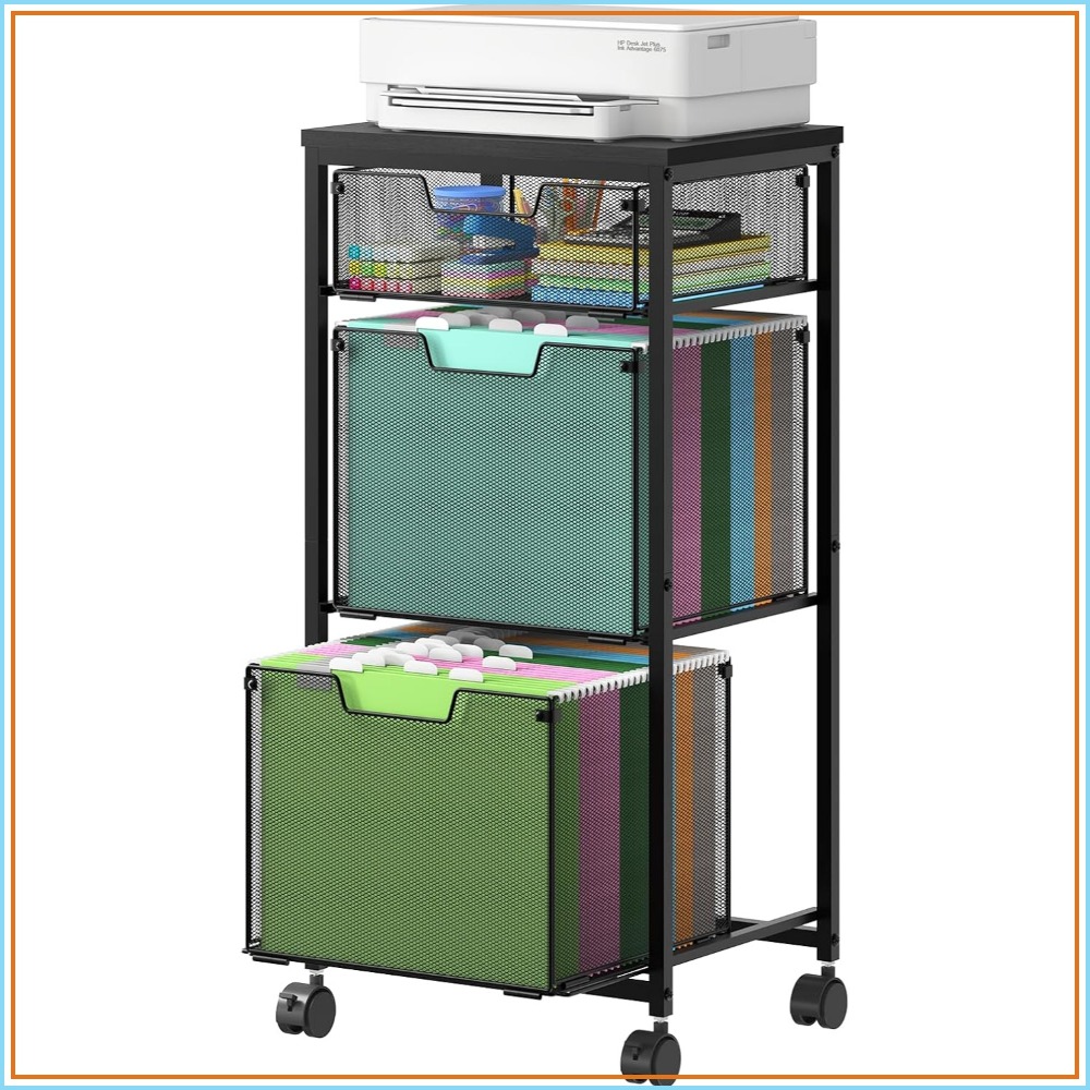 3 Drawer Mobile File Cabinet f - огляд і ціна File Folder Hanging