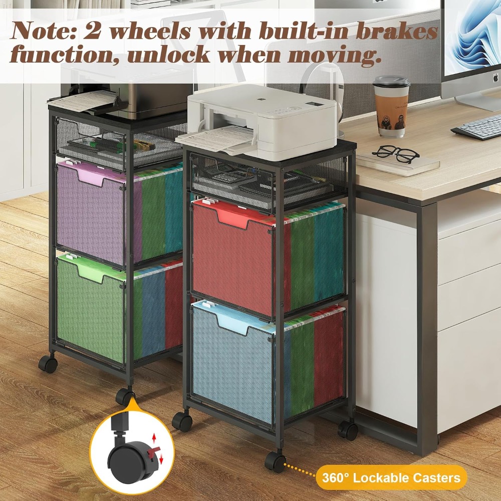 3 Drawer Mobile File Cabinet f - огляд і ціна File Folder Hanging