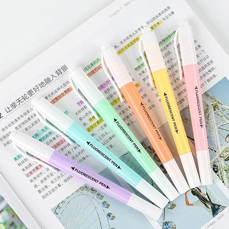 STONEGO 6PCS Dual Tip Highligh - огляд і ціна Highlighter Set Pastel