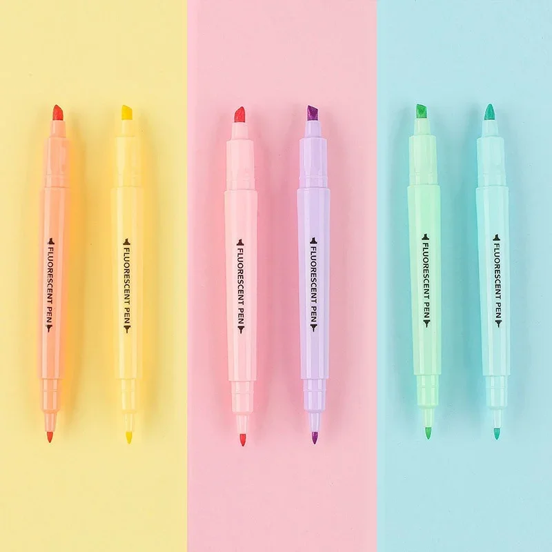 STONEGO 6PCS Dual Tip Highligh - огляд і ціна Highlighter Set Pastel