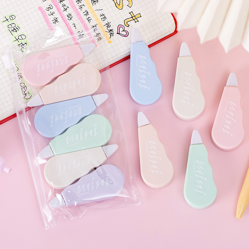 6Pcs/set Cute Macaron Color Co - огляд і ціна Correction Tape Roller