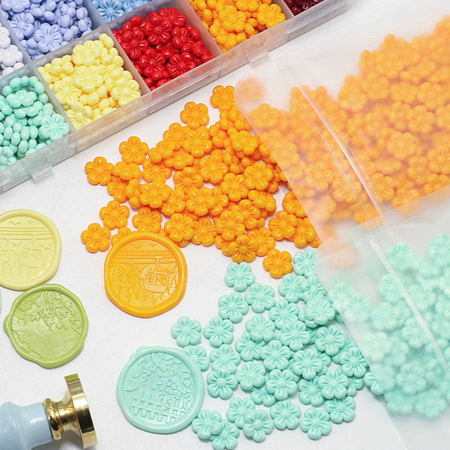 150Pcs/bag Flower-Shaped Seali - огляд і ціна Wax Seal Stamp Kit