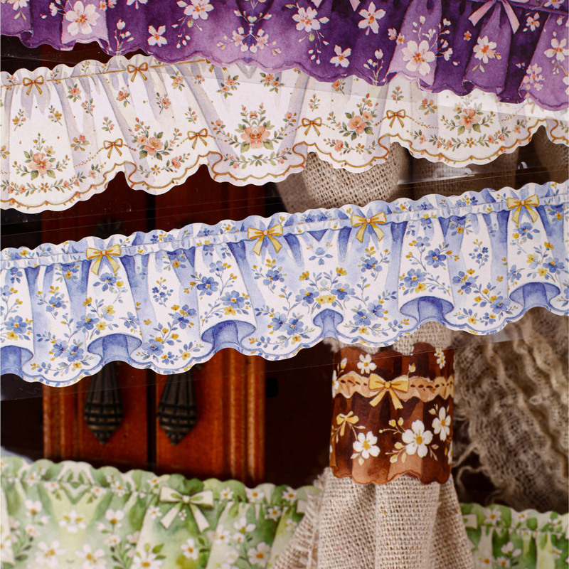 3x200cm/1roll Pleated Curtain  - огляд і ціна Washi Tape Set
