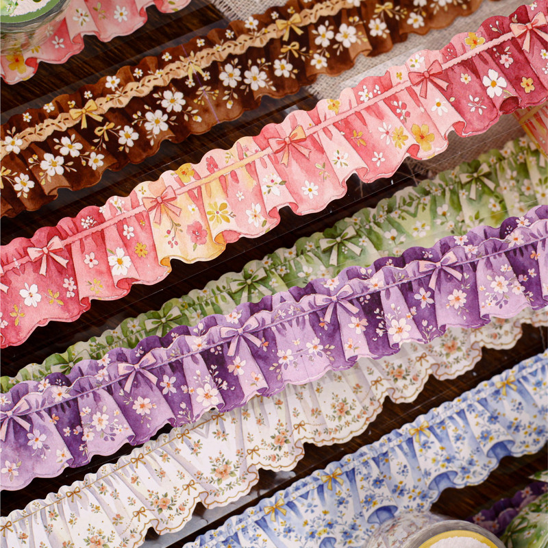 3x200cm/1roll Pleated Curtain  - огляд і ціна Washi Tape Set