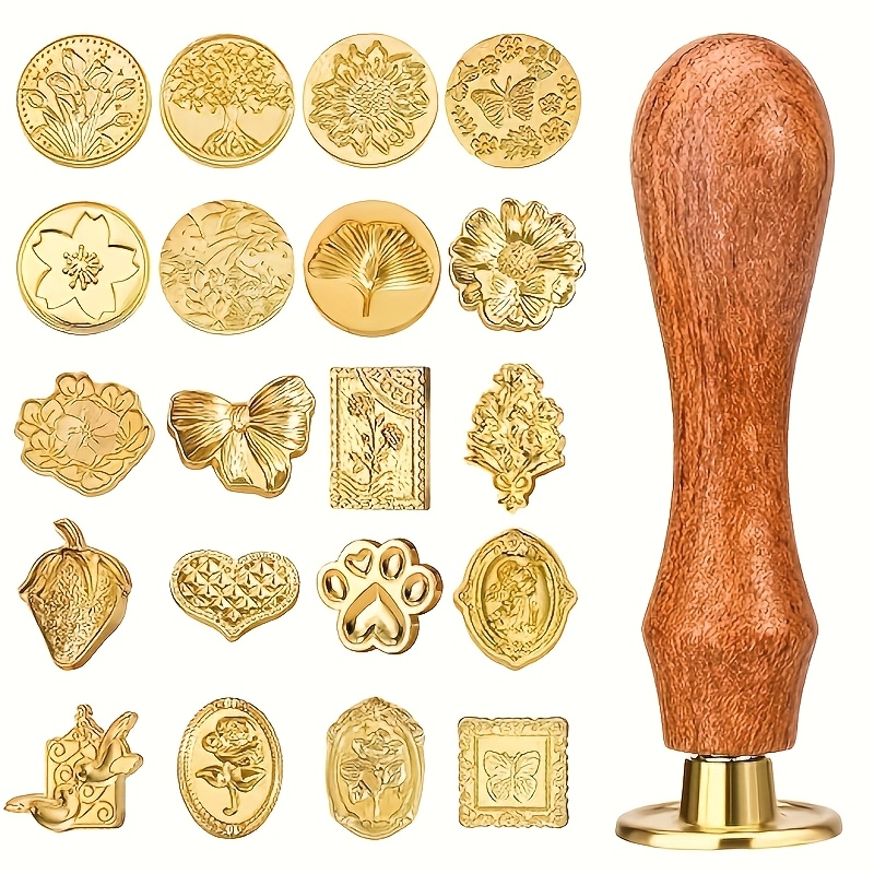 21pc wax stamp set with variou - огляд і ціна Wax Seal Stamp Kit