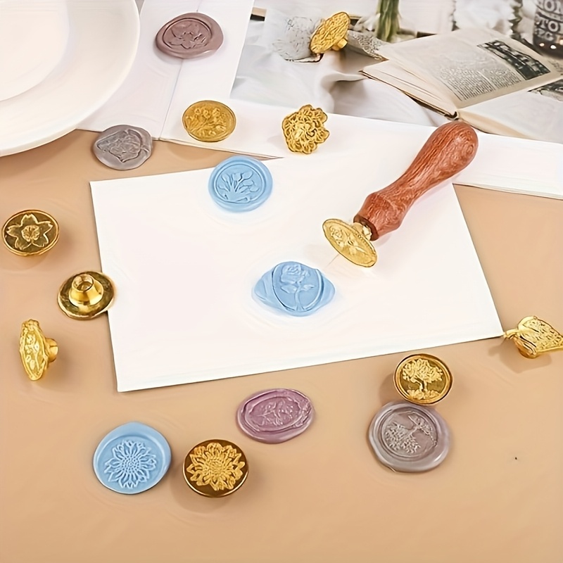 21pc wax stamp set with variou - огляд і ціна Wax Seal Stamp Kit