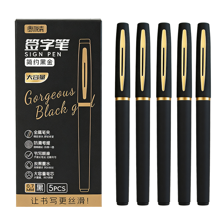 5Pcs/Pack Large Capacity Gel P - огляд і ціна Office Stationery Supply Business