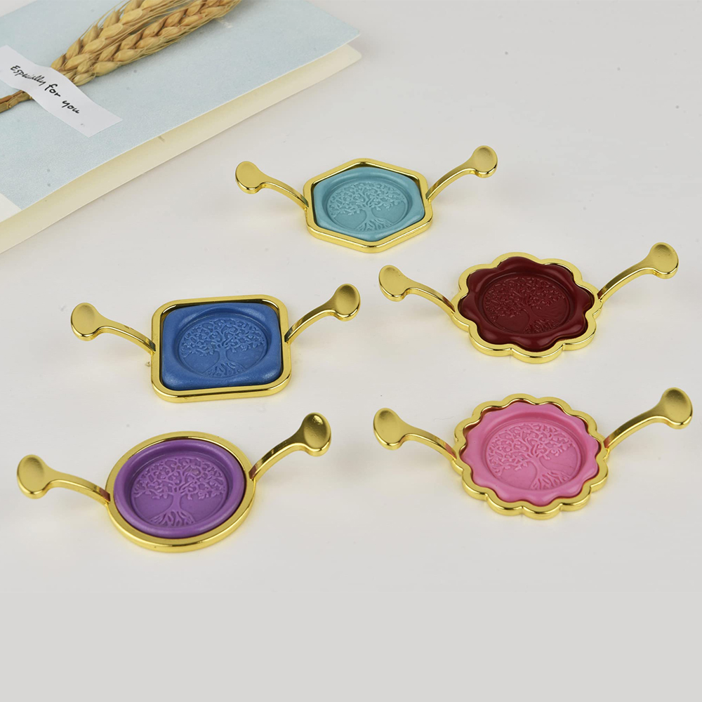 5-Pack Hexagon Square Metal Wa - огляд і ціна Wax Seal Stamp Kit