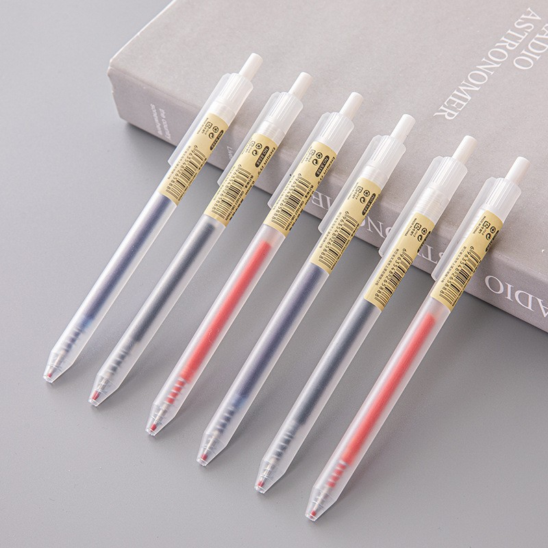 6/10Pcs 0.5mm Retractable Gel  - огляд і ціна Office Stationery Supply Business