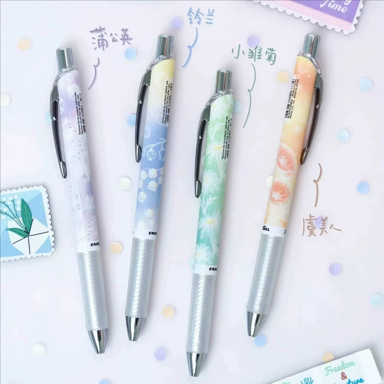 2026 New Japan Pentel Flower L - огляд і ціна Pentel Pen Energel