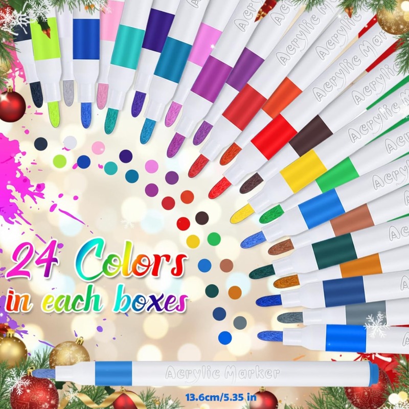 12/24/36 Colors Acrylic Paint  - огляд і ціна Highlighter Set Pastel