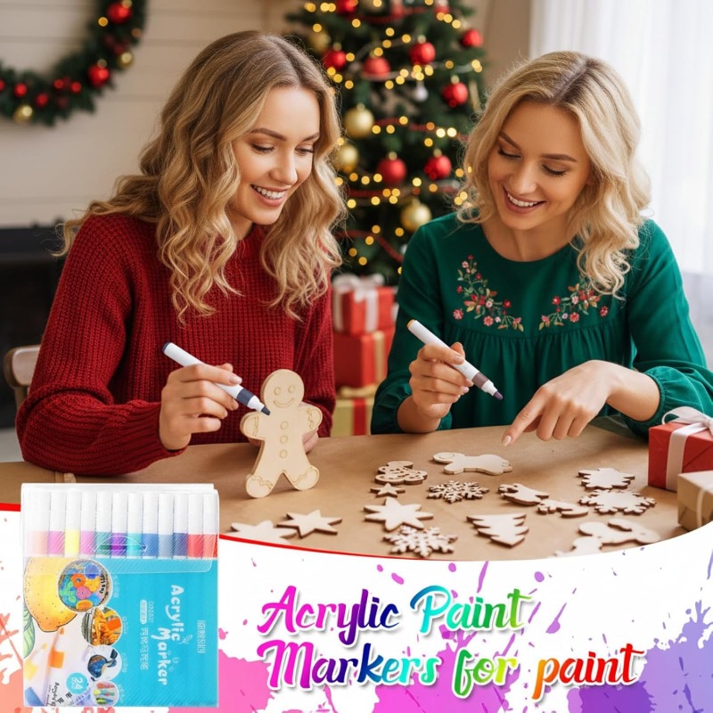 12/24/36 Colors Acrylic Paint  - огляд і ціна Highlighter Set Pastel