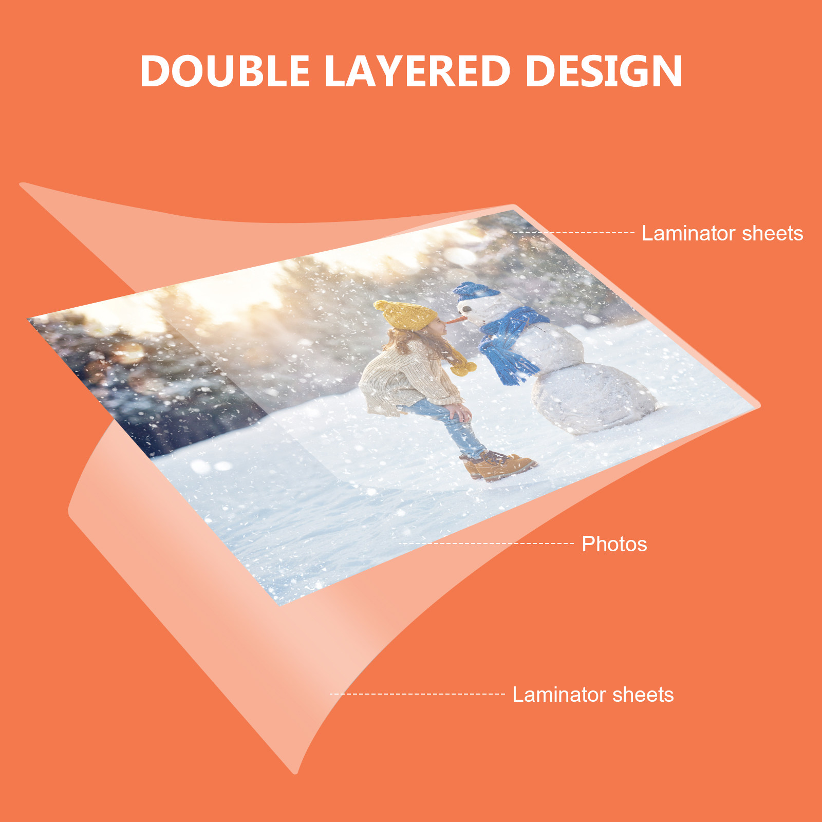 100Pcs Transparent Laminating  - огляд і ціна Document Laminator Pouch