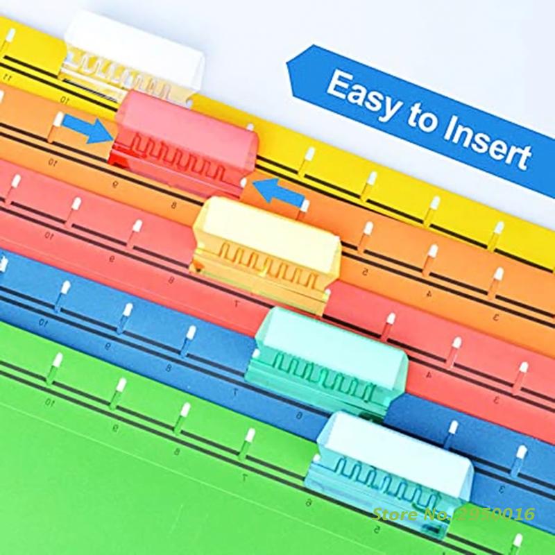 10Pcs Hanging Folder Tabs Inse - огляд і ціна File Folder Hanging