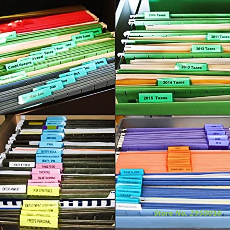 10Pcs Hanging Folder Tabs Inse - огляд і ціна File Folder Hanging