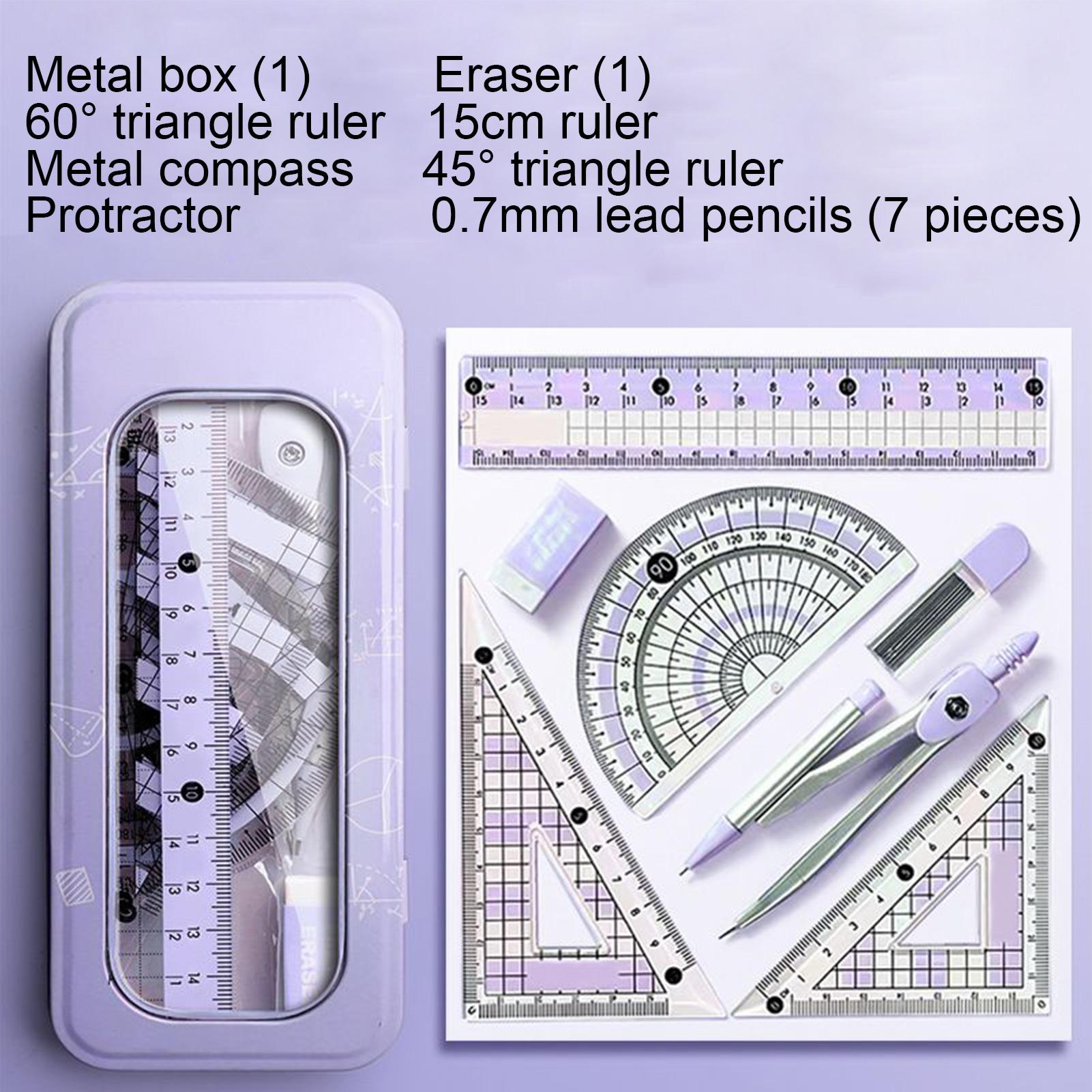 Geometry Set For Students Geom - огляд і ціна Compass Geometry Set
