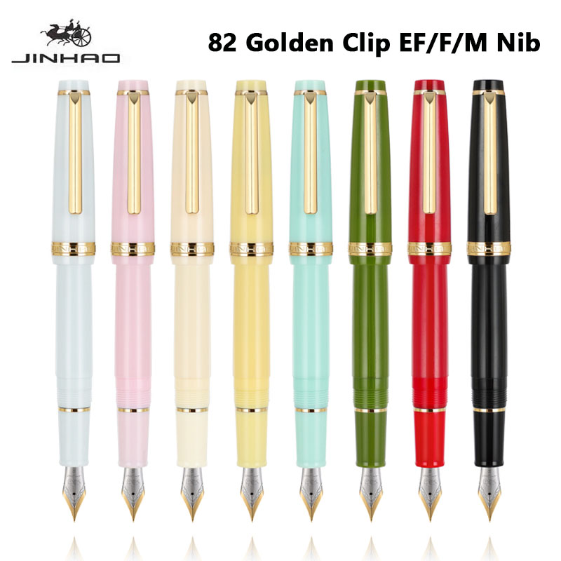 Jinhao 82 Fountain Pen Golden  - огляд і ціна Office Stationery Supply Business