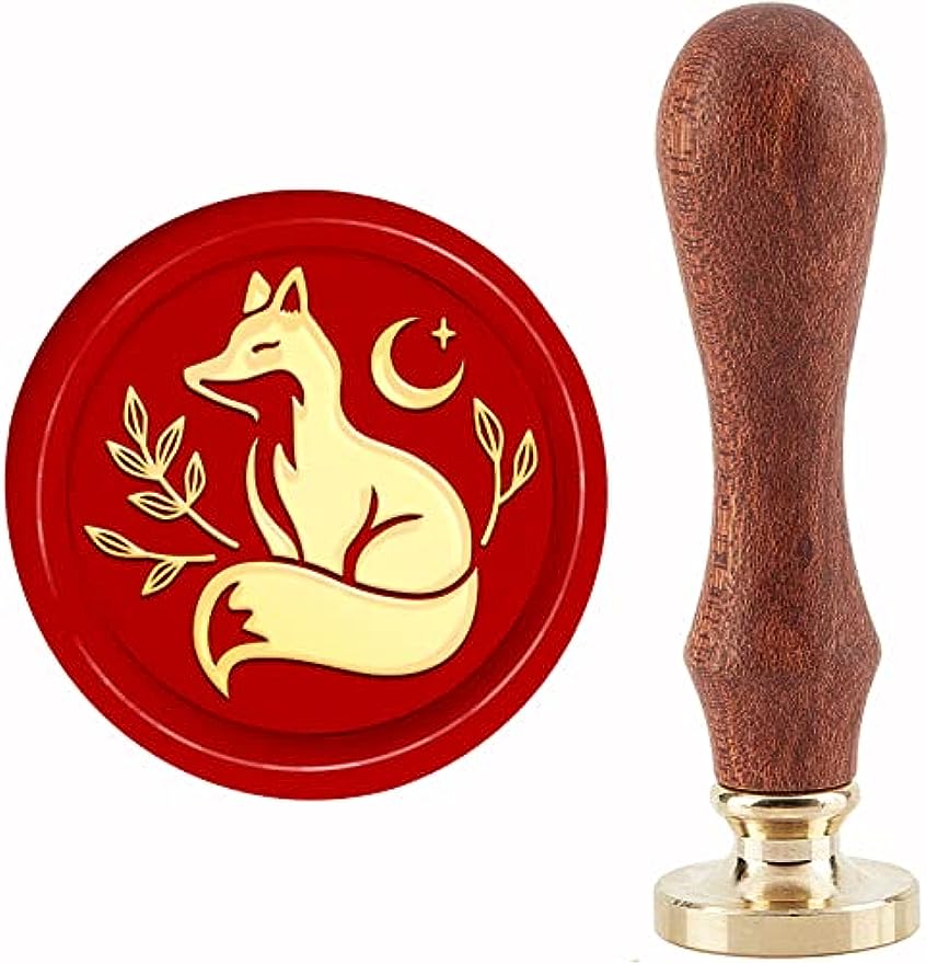 1PC Fox Moon Wax Seal Stamps R - огляд і ціна Wax Seal Stamp Kit