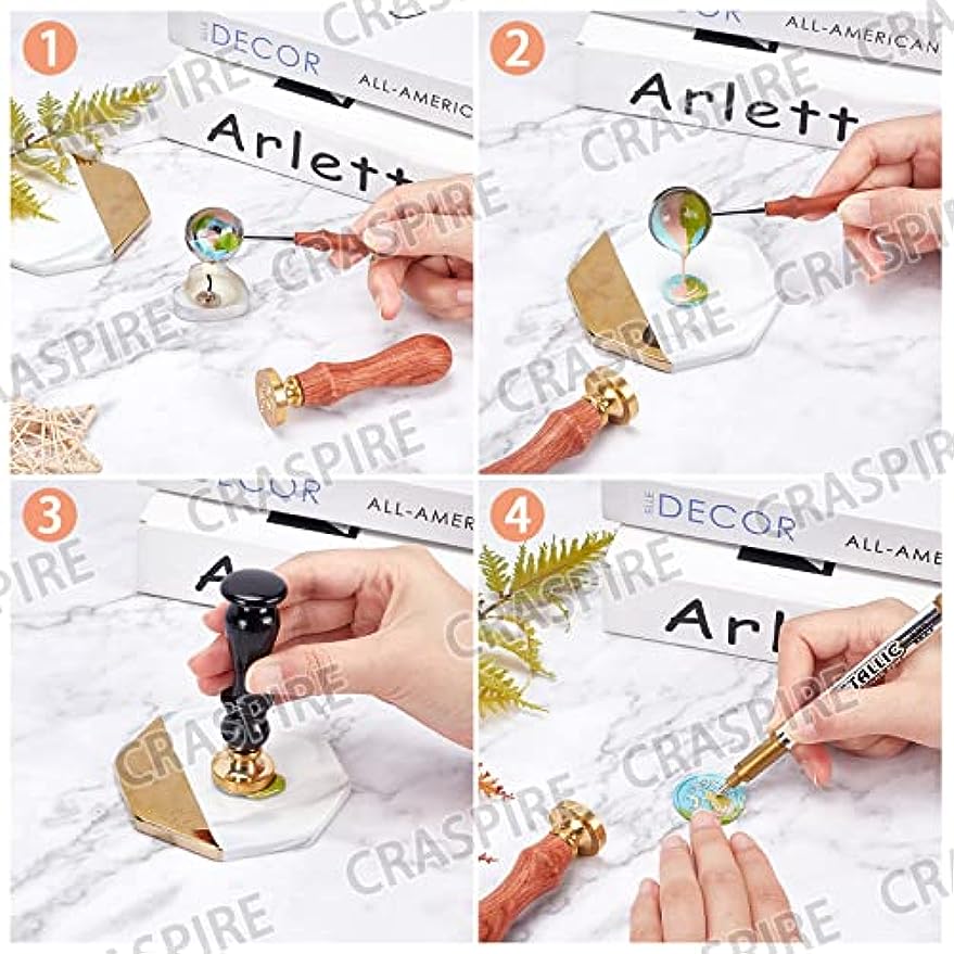 1PC Fox Moon Wax Seal Stamps R - огляд і ціна Wax Seal Stamp Kit