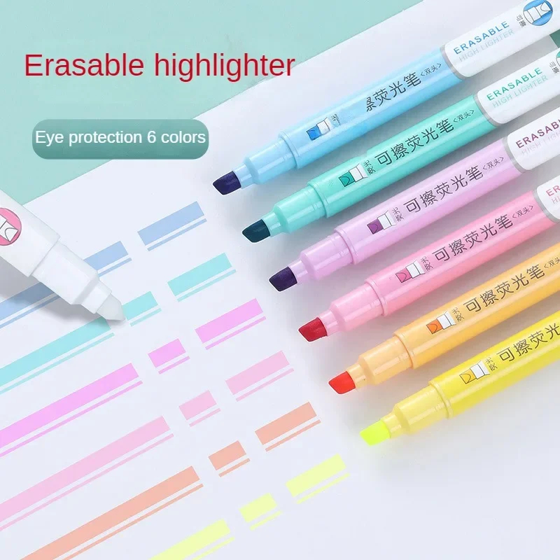 6pcs Erasable Highlighters Pas - огляд і ціна Highlighter Set Pastel