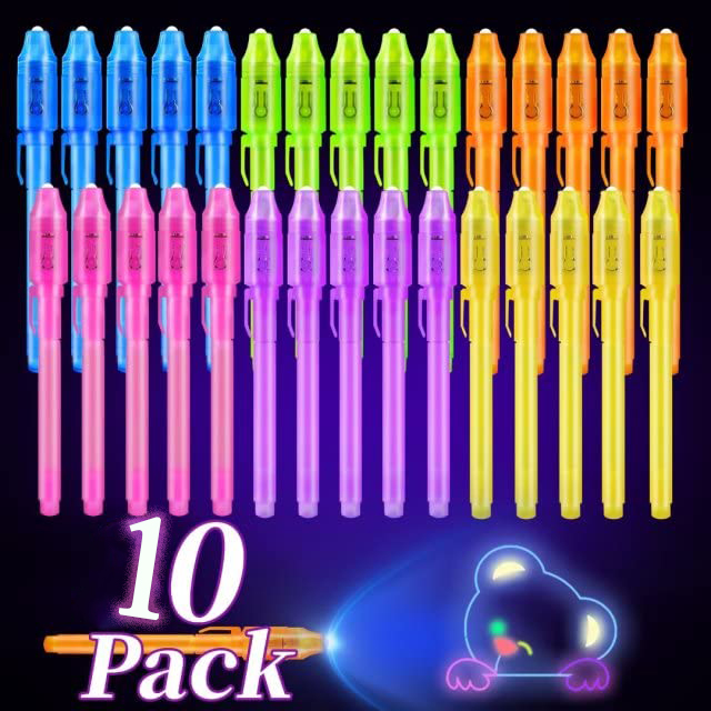 10pcs Invisible Ink Pen Magic  - огляд і ціна Highlighter Set Pastel