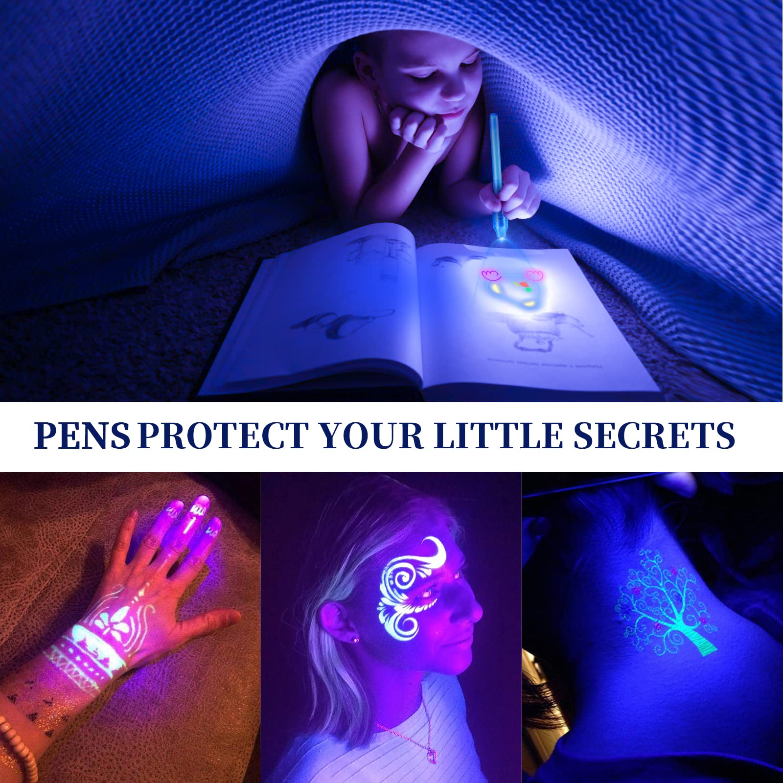 10pcs Invisible Ink Pen Magic  - огляд і ціна Highlighter Set Pastel