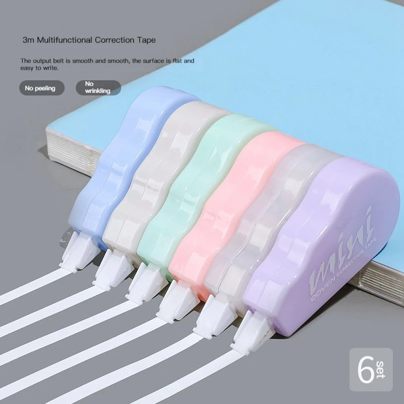 6Pcs/pack Correction Tapes Pro - огляд і ціна Correction Tape Roller