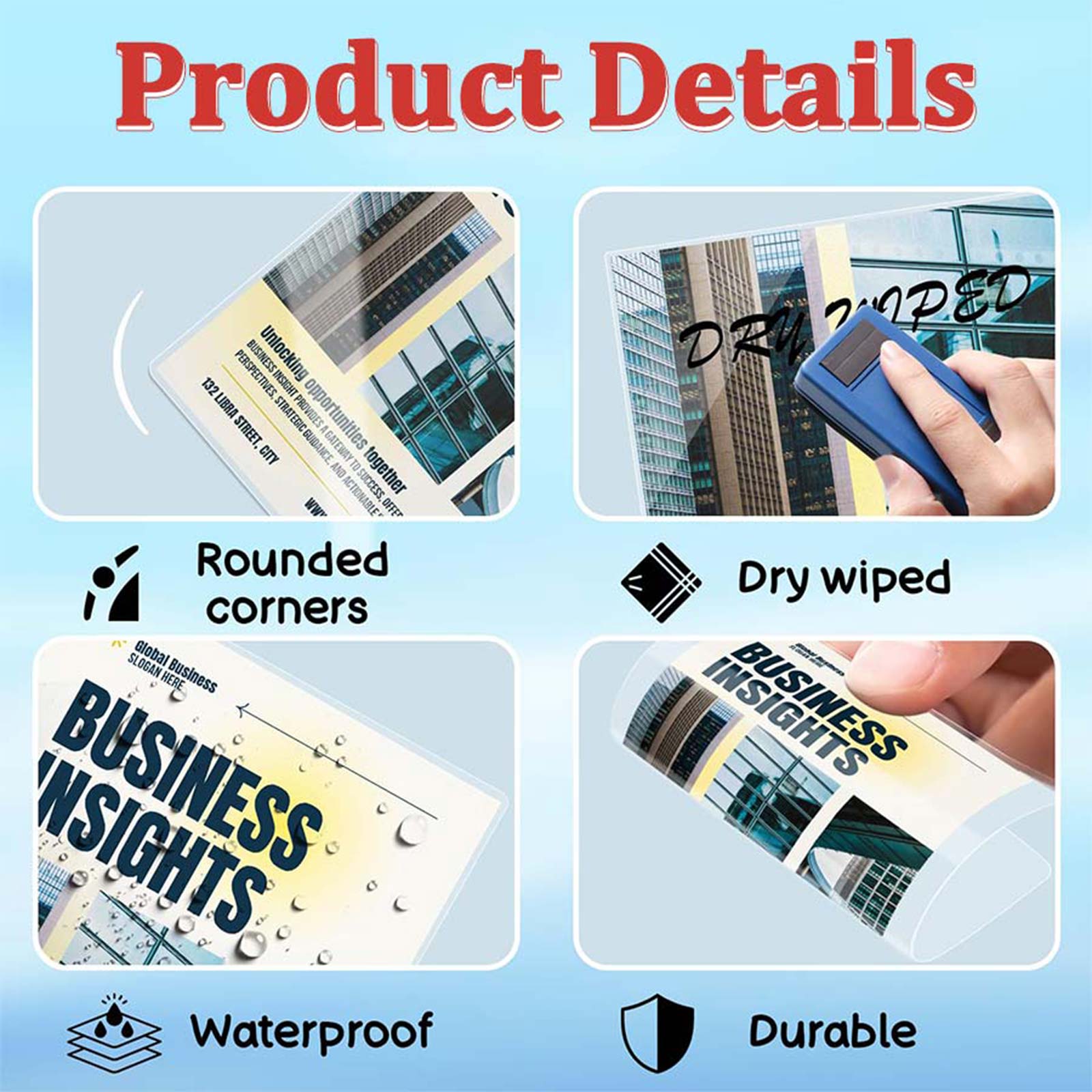 100 Sheets 4.3×6.3in Thermal L - огляд і ціна Document Laminator Pouch