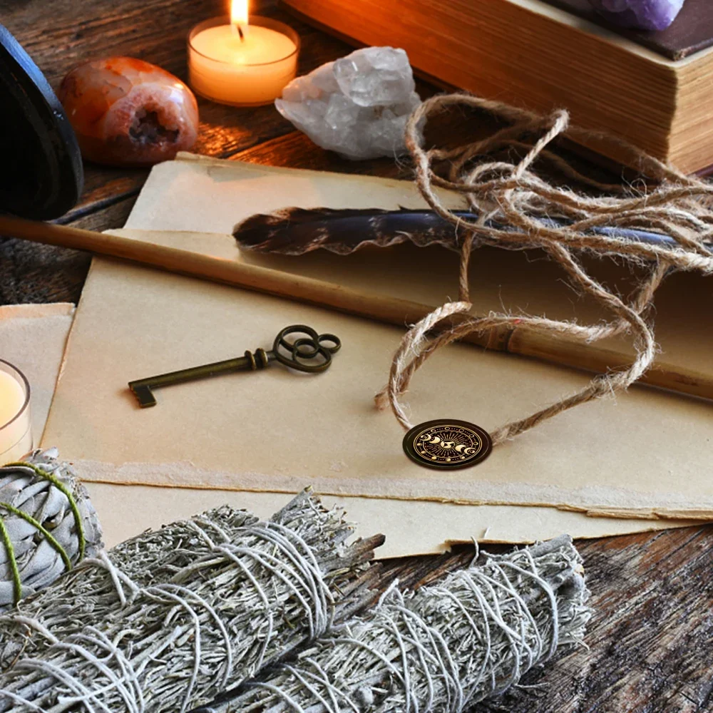 1PC  Moon Phase Wax Seal Stamp - огляд і ціна Wax Seal Stamp Kit