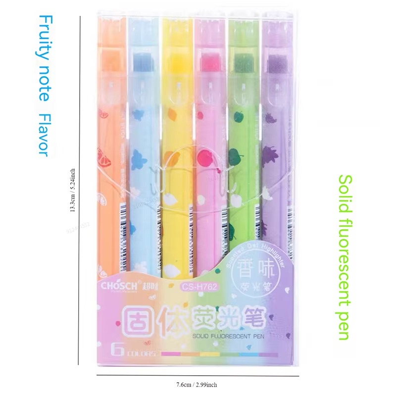 6 Colors/set Pastel Gel Highli - огляд і ціна Highlighter Set Pastel