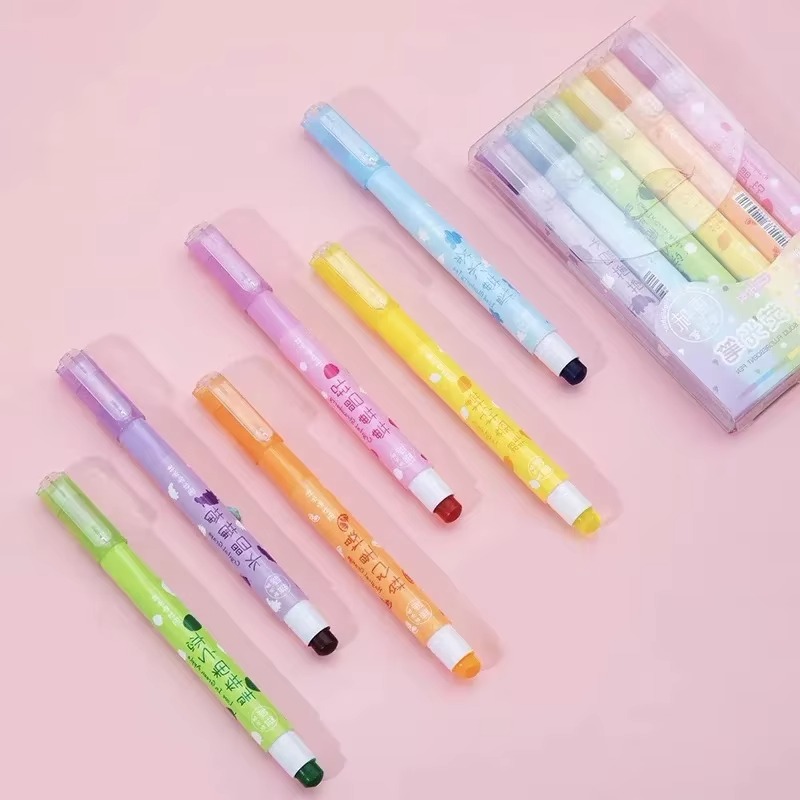 6 Colors/set Pastel Gel Highli - огляд і ціна Highlighter Set Pastel